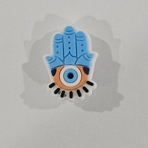 Hamsa Evil Eye Shoe Charm Croc Charms Clog